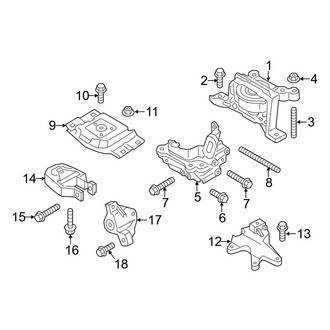 Ford OE - Engine / Transaxle - Engine & Transmission Mounting (1.5L)