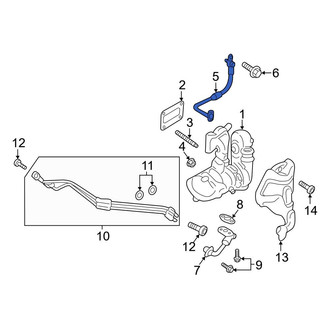 Ford OE - Turbocharger Oil Line