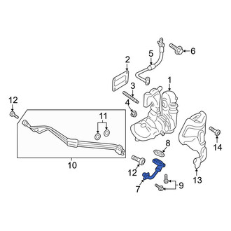 Ford OE - Turbocharger Oil Line