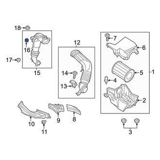 Ford OE - Engine Air Intake Hose Grommet