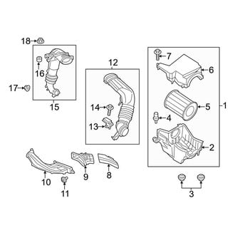 Ford OE - Engine / Transaxle - Air Intake (1.6L)