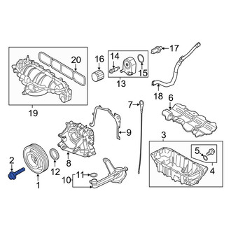 Ford OE - Engine Crankshaft Pulley Bolt
