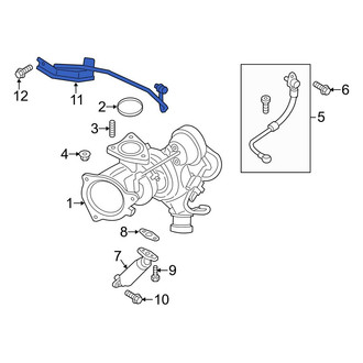 Ford OE - Turbocharger Coolant Line