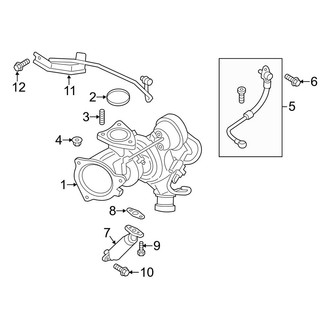 Ford OE - Engine / Transaxle - Turbocharger & Components (1.6L)