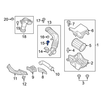 Ford OE - Engine Air Intake Hose Grommet
