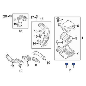 Ford OE - Lower Air Filter Housing Grommet