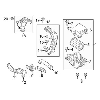 Ford OE - Air Filter and Housing Assembly