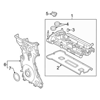 Ford OE - Engine / Transaxle - Valve & Timing Covers (2.0L)