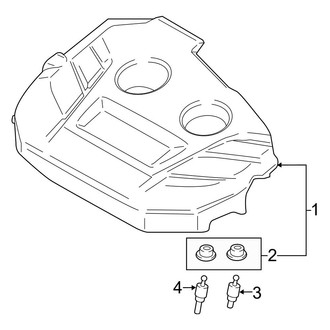 Ford OE - Engine / Transaxle - Engine Appearance Cover (2.0L)