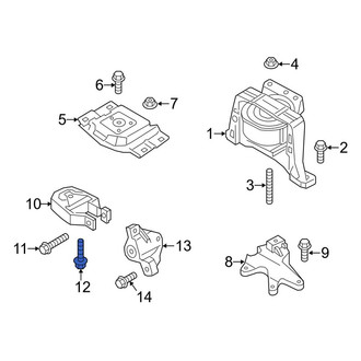 Ford OE - Lower Automatic Transmission Mount Bolt