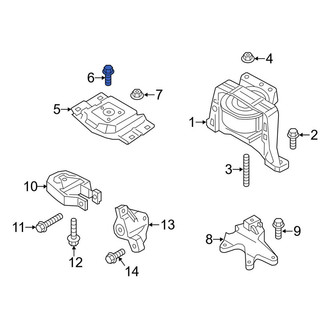 Ford OE - Lower Manual Transmission Mount Bolt