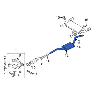 Ford OE - Exhaust Muffler