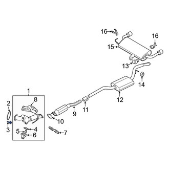 Ford OE - Catalytic Converter Bolt