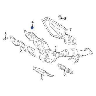 Ford OE - Exhaust Manifold Nut