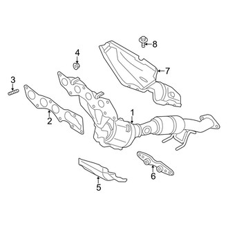 Ford OE - Exhaust System - Exhaust Manifold (2.5L)