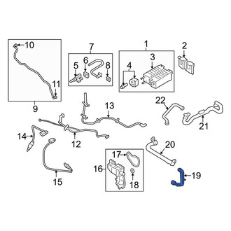 Ford OE - Secondary Air Injection Pump Hose