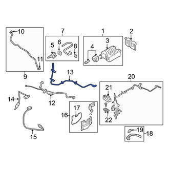 Ford OE - Evaporative Emissions System Lines