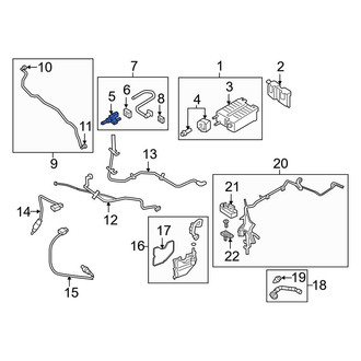 Ford OE - Evaporative Emissions System Line Adapter
