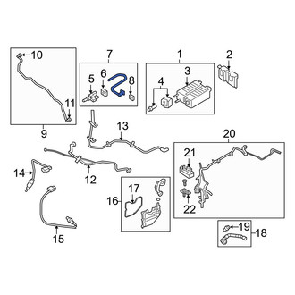Ford OE - Evaporative Emissions System Line Adapter