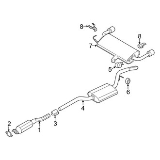 Ford OE - Exhaust System - Exhaust Components