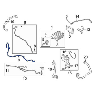 Ford OE - Evaporative Emissions System Lines