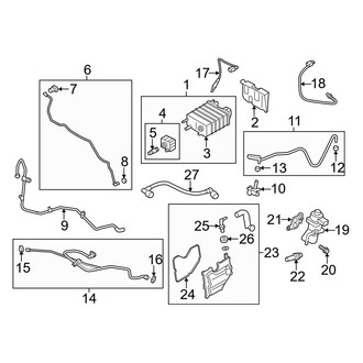 Ford OE - Emission System - Emission Components (2.5L)