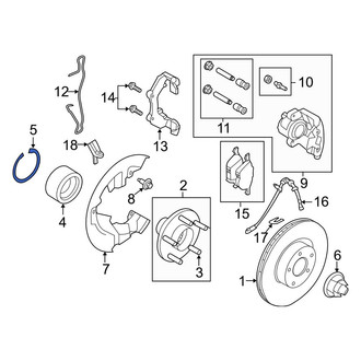 Ford OE - Front Wheel Bearing Lock Ring