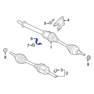 Ford OE - CV Axle Shaft Carrier Bearing Clamp