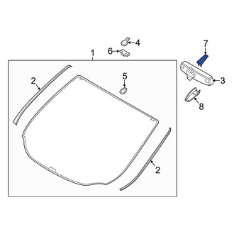 Ford OE - Front Upper Rain Sensor Cover