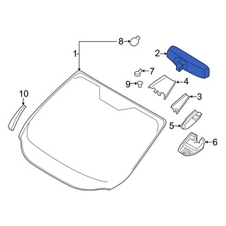 Ford OE - Front Interior Rear View Mirror