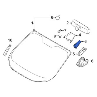 Ford OE - Front Upper Rain Sensor Cover