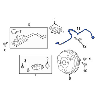 Ford OE - Brake Vacuum Hose