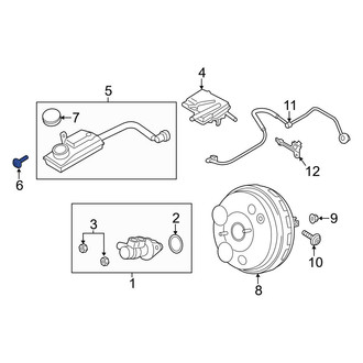 Ford OE - Bumper Extension Screw