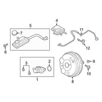 Ford OE - Cowl - Components on Dash Panel