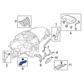 Ford OE - Instrument Cluster Bezel