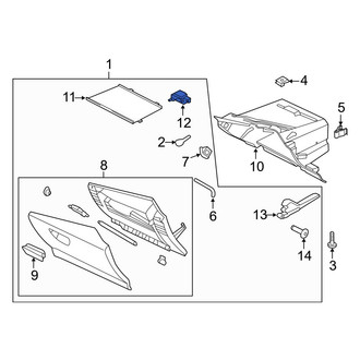 Ford OE - Front Glove Box Light