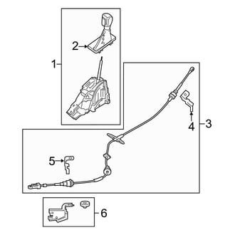 Ford OE - Console - Shifter Housing