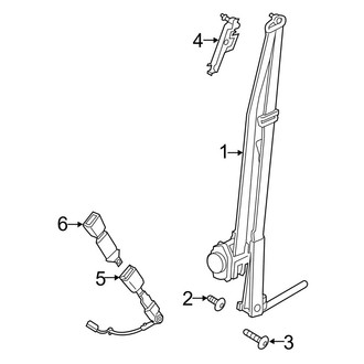 Ford OE - Restraint Systems - Front Seat Belts