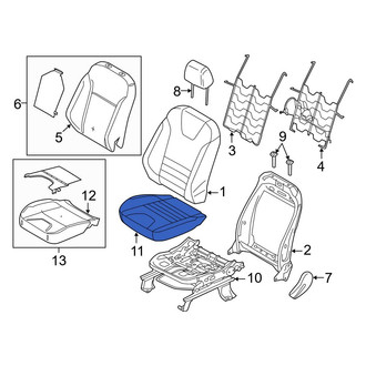 Ford OE - Front Left Seat Cover