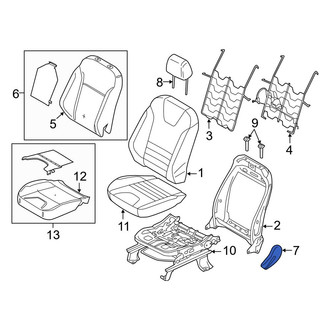 Ford OE - Front Right Seat Back Recliner Adjustment Handle