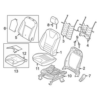 Ford OE - Seats & Tracks - Driver Seat Components