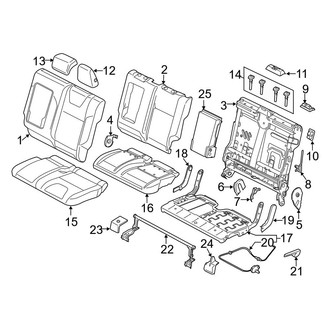 Ford OE - Seats & Tracks - Rear Seat Components (60% Seat)
