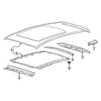 Ford OE - Sunroof Frame Nut