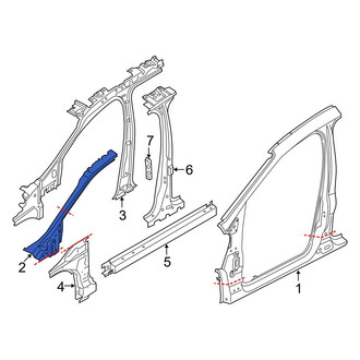 Ford OE - Left Upper Body A-Pillar
