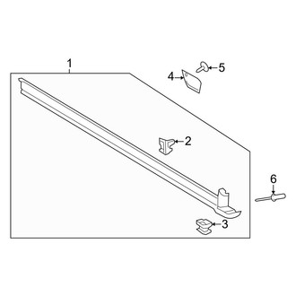 Ford OE - Pillars, Rocker & Floor - Exterior Trim (Rocker Moldings)