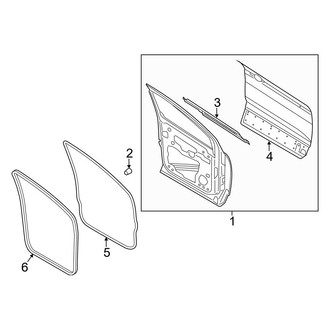 Ford OE - Front Door - Door & Components
