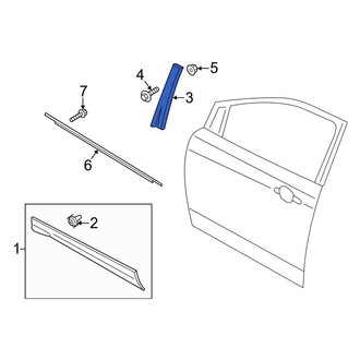 Ford OE - Front Left Door Applique