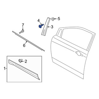 Ford OE - Door Applique Screw