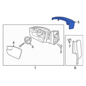 Ford OE - Front Left Door Mirror Cover