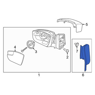 Ford OE - Front Left Door Mirror Trim Ring